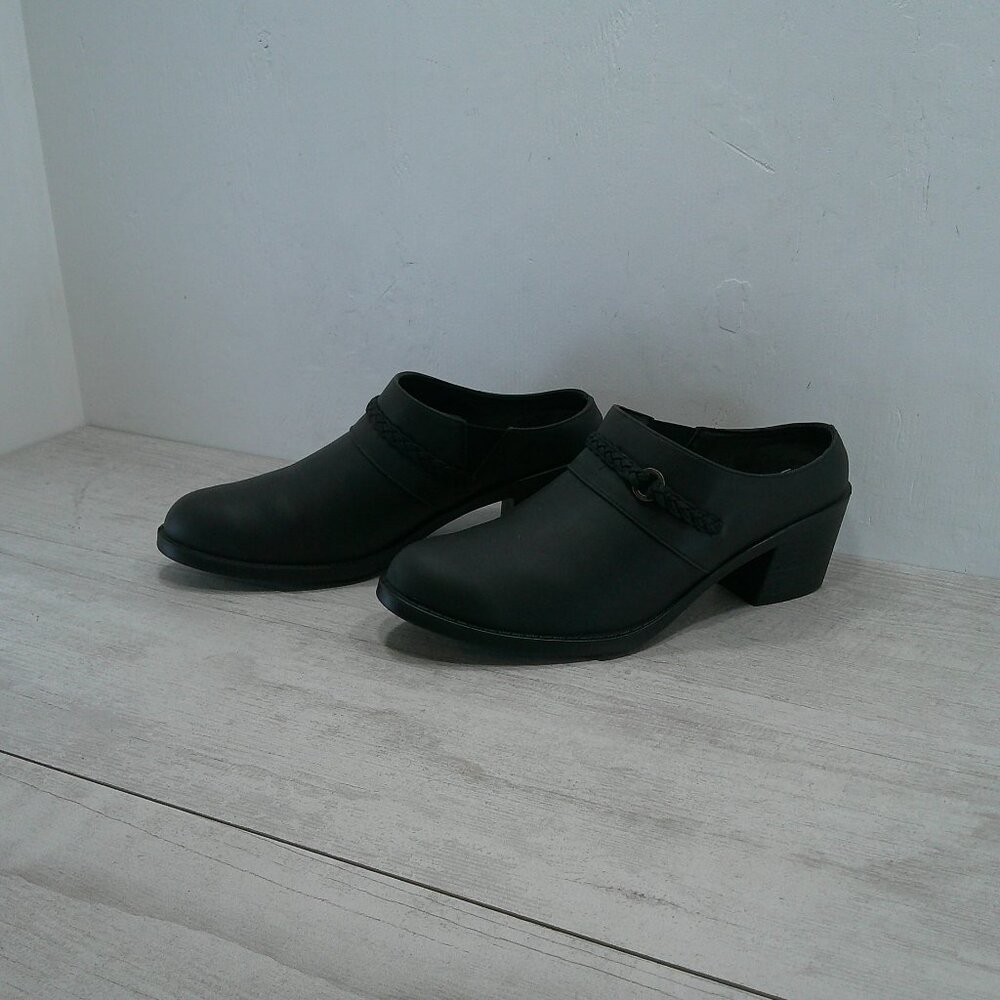 Easy Street Gilly Classic Block-heeled Comfort Braided Strap Mule SZ 9.5 WW - Picture 11 of 13
